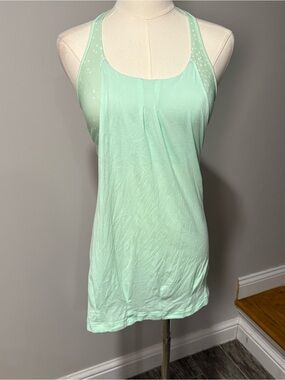 LULULEMON‎ Practice Freely Women's Dance Workout Yoga Tank Top Mint Green Sz S